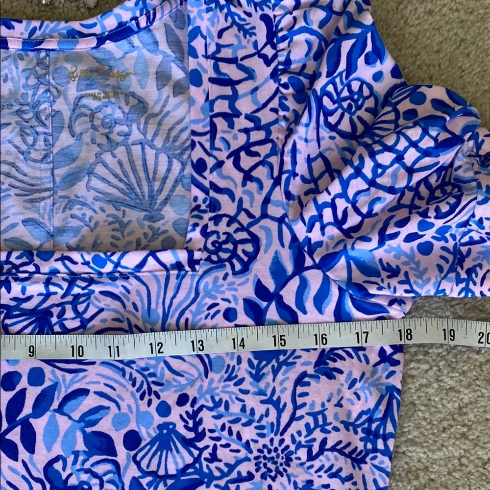 Lilly Pulitzer Blue and Pink Women's Dress, S, NWOT - Picture 9 of 12